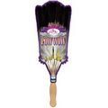 Broom Stock Shape Fan w/ Wooden Stick